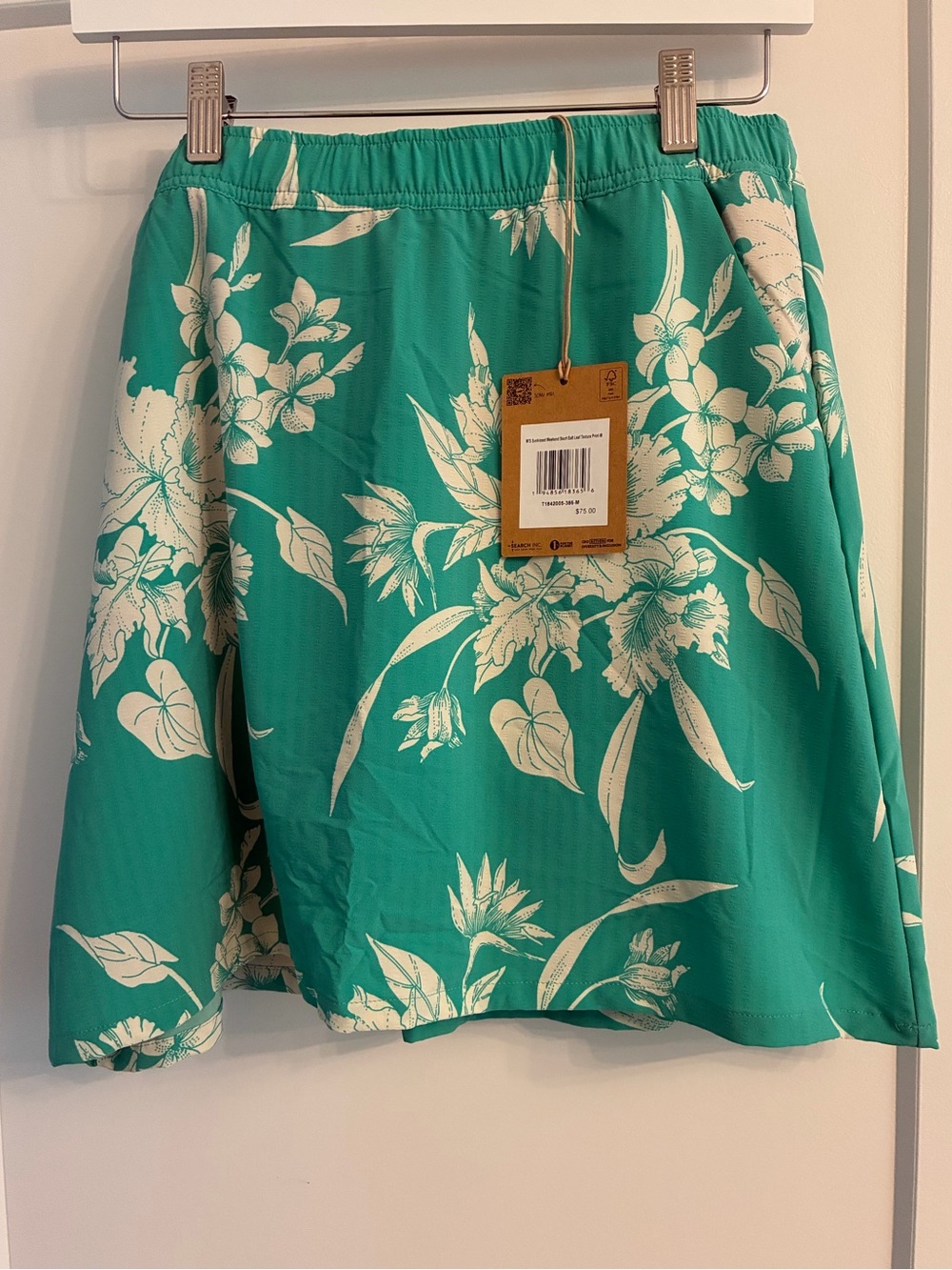 Toad & Co. Skort with pockets. UPF 50, quick-drying